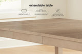 Calmoro Dining Extension Table