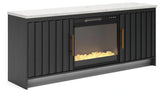 Cadmori TV Stand w/Fire