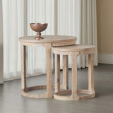 Hickory Nesting End Table