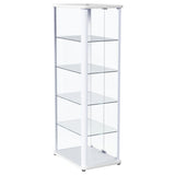 Aero Curio Cabinet with LED Lighting
