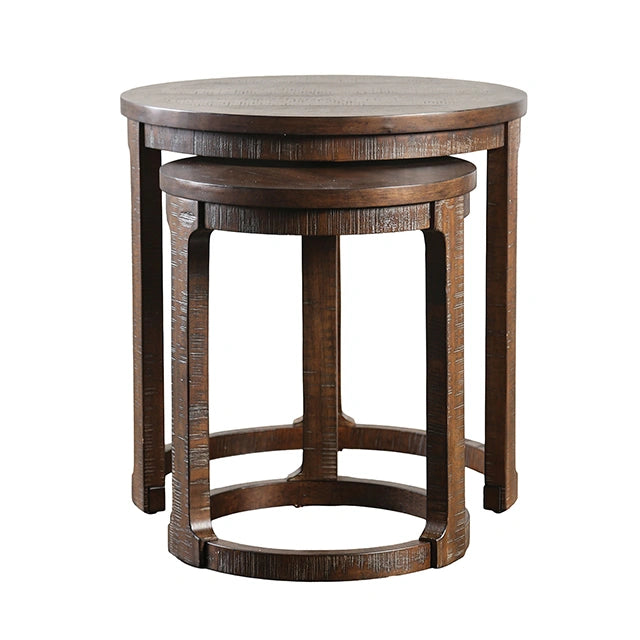 Hickory Nesting End Table