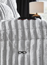 Rhines Falls Power Reclining Loveseat with Console