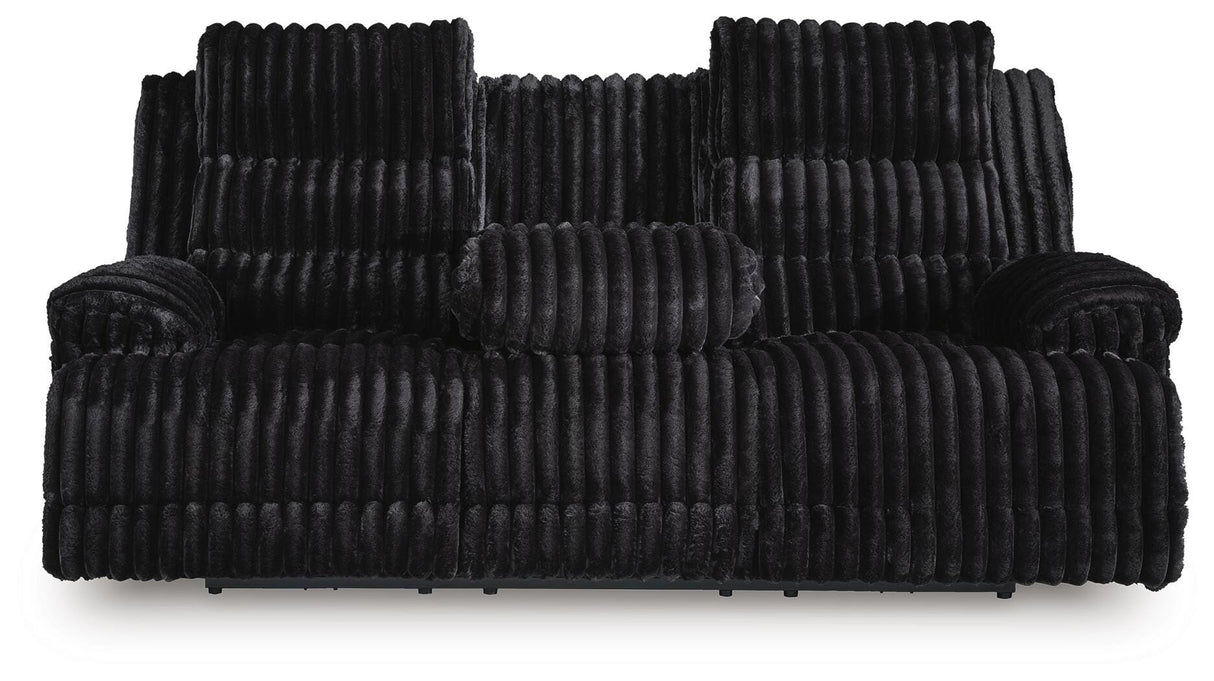 Rhine Falls Power Reclining Sofa with Drop Down Table