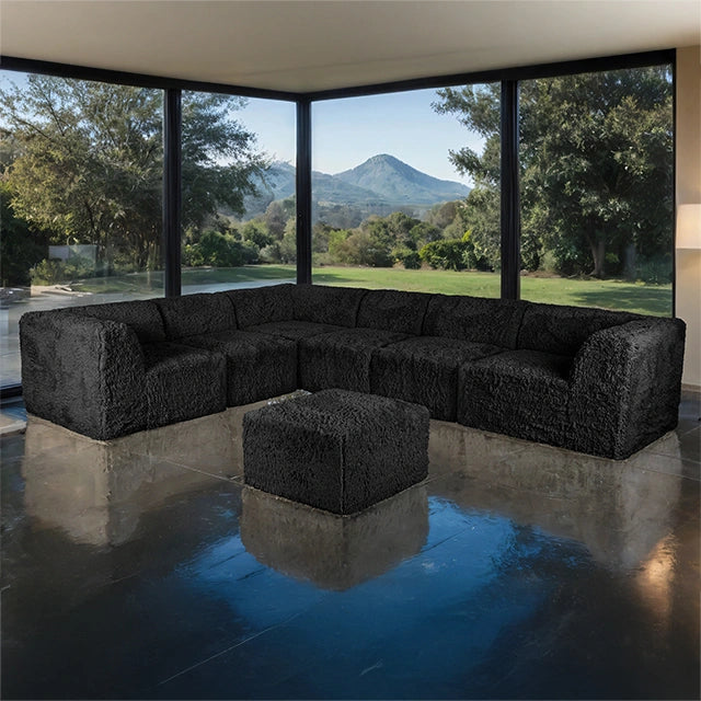 Nappi Large L-Sectional w/ Ottoman (Compressed Foam)