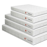 Daisy White 6" Bunkie Board Combo Mattress