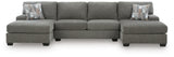 Clarington Sectional with Double Chaise