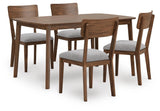 Tameride Dining Table and 4 Chairs (Set of 5)