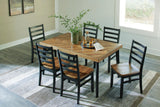 Blondon Dining Table and 6 Chairs (Set of 7)