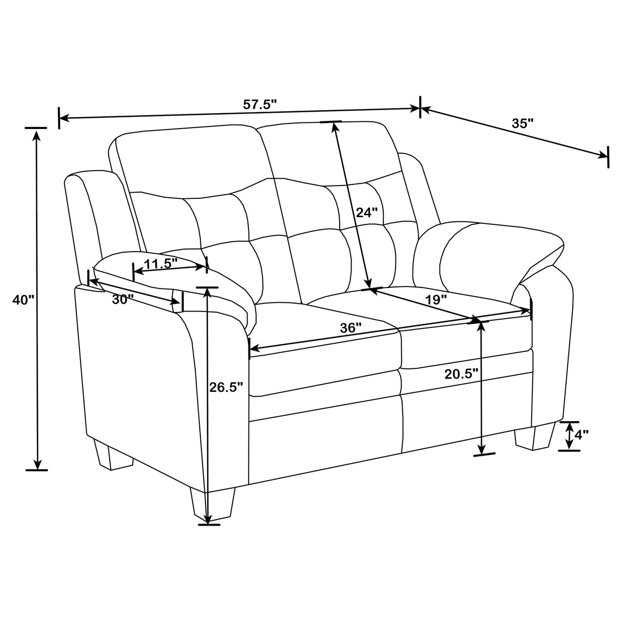 Finley Sofa Set