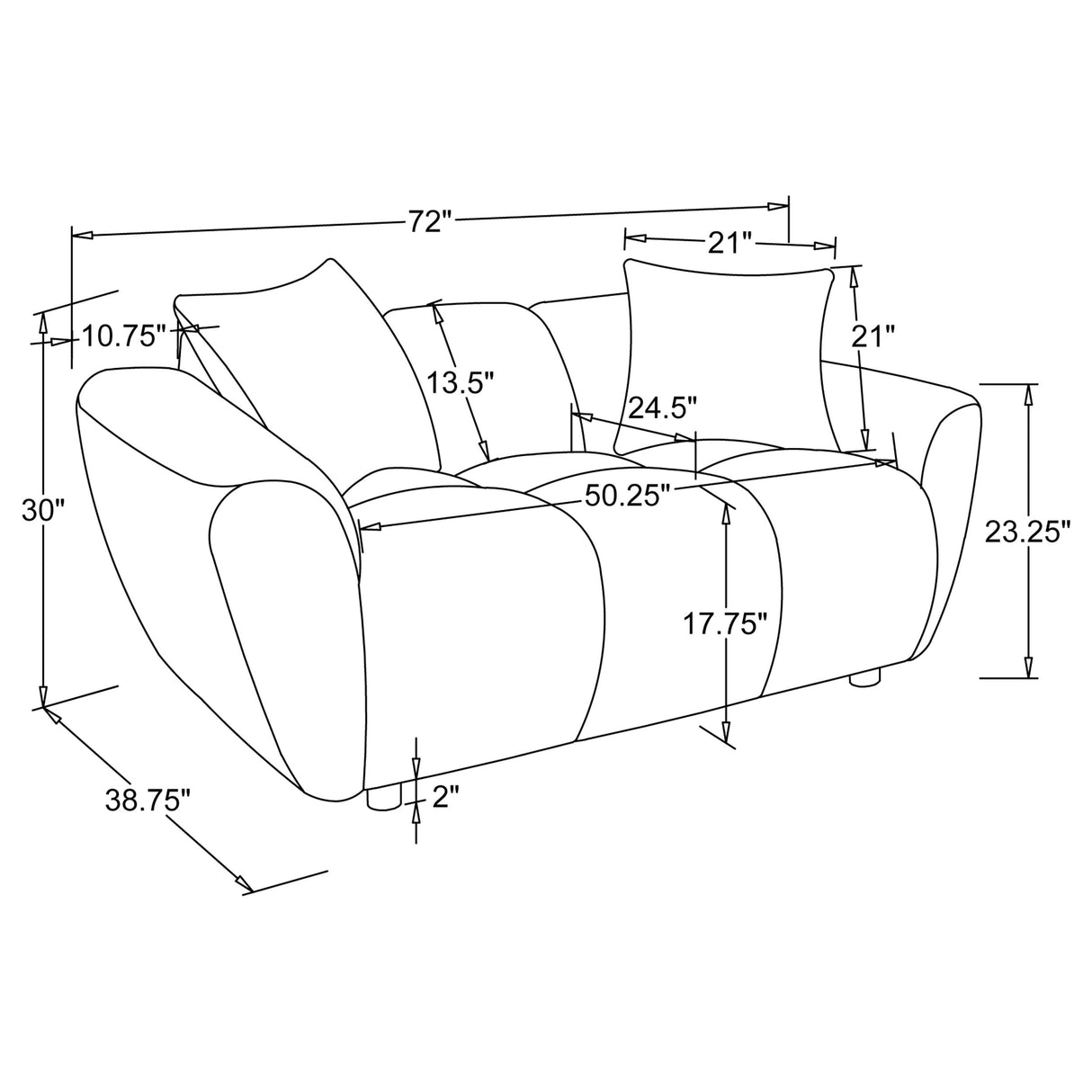 Destino Loveseat