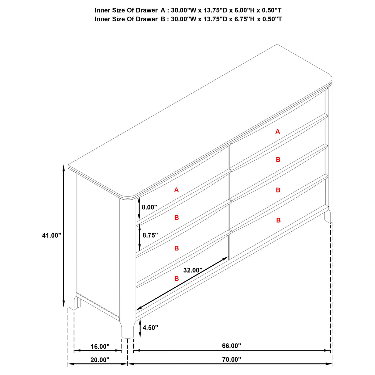 Maderia Dresser