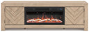 Cayboni 71" TV Stand with Electric Fireplace