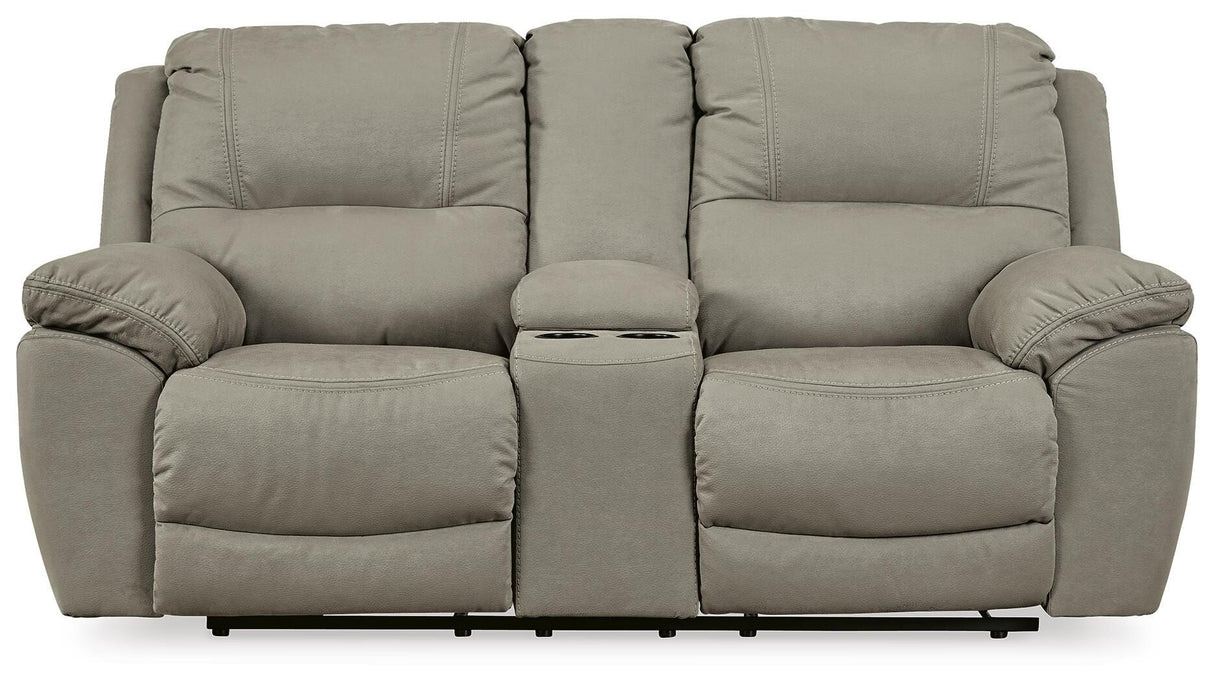 Next-Gen Gaucho Reclining Loveseat with Console