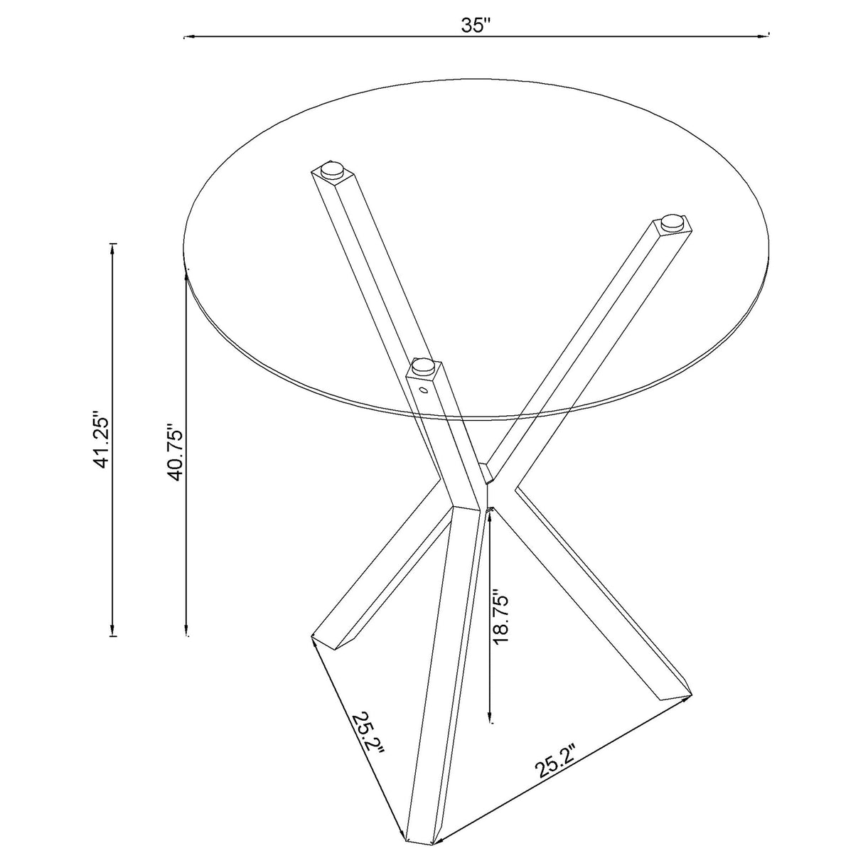 Denali Bar Table