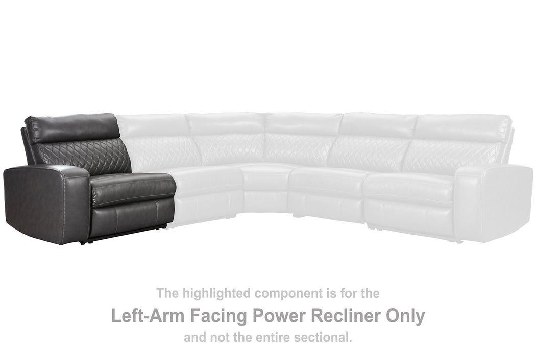 Samperstone Power Reclining Sectional - M&M Furniture (CA)