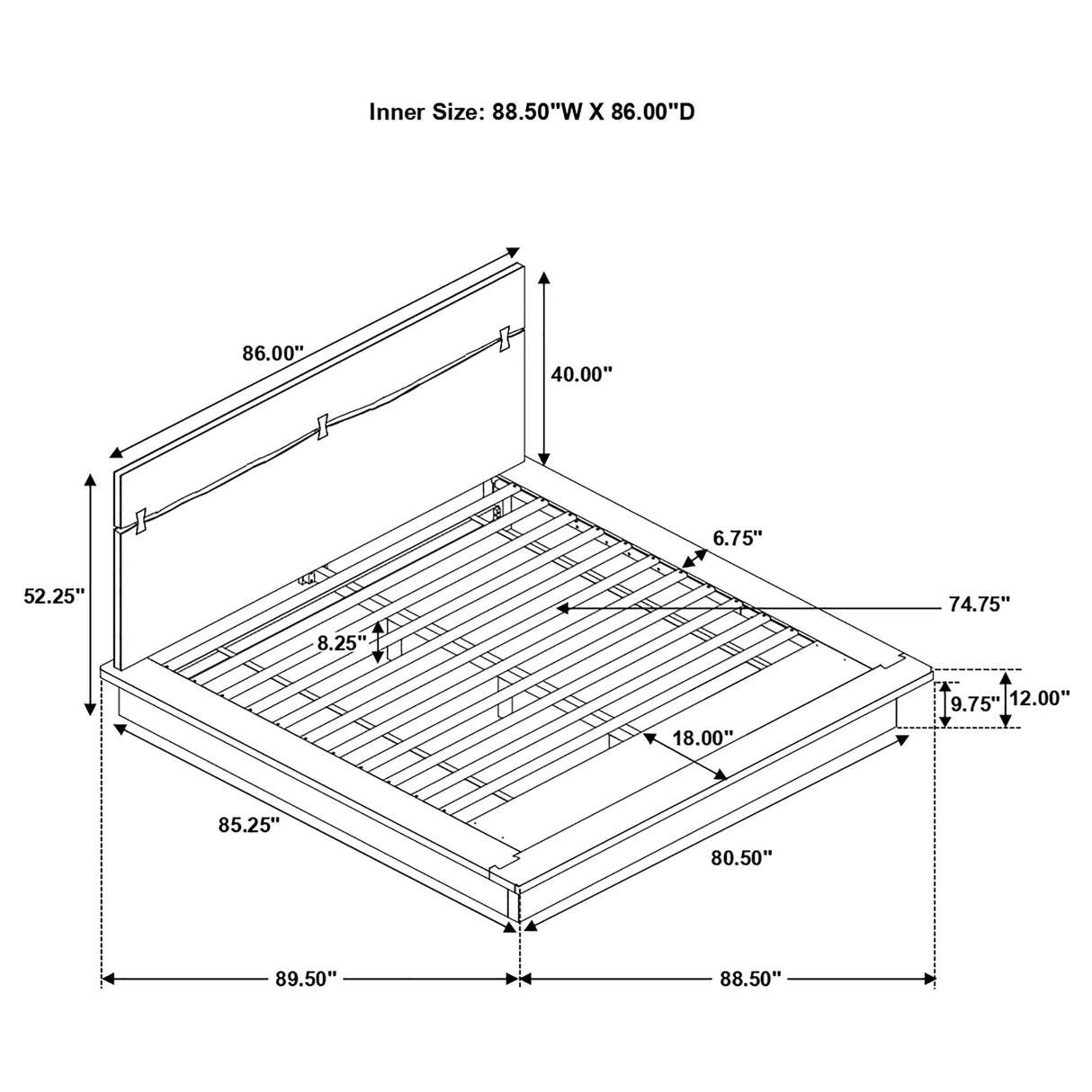 Winslow Panel Platform Bed