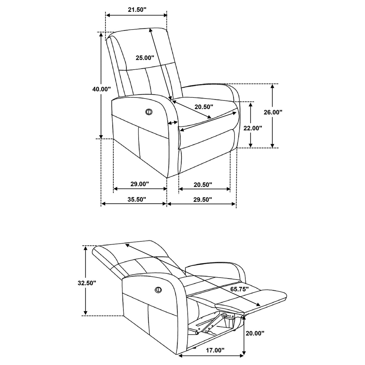 Grant Power Recliner