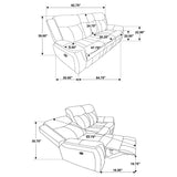 Lawrence Reclining Sofa Set