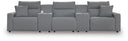 Modmax II Power Reclining Sectional with Consoles