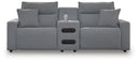 Modmax II Power Reclining Sectional with Audio Console