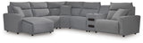 Modmax II Reclining Sectional with Chaise and Audio Console