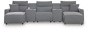 Modmax II Power Reclining Sectional with Chaise and Consoles