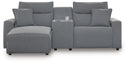 Modmax II Power Reclining Sectional with Chaise and Console