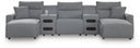 Modmax II Power Reclining Sectional with Chaise and Audio Consoles
