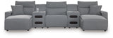 Modmax II Power Reclining Sectional with Chaise and Audio Consoles