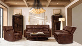 SOTERIOS Power Recliner, Medium Brown