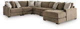 Camellia-Court Sectional with Chaise