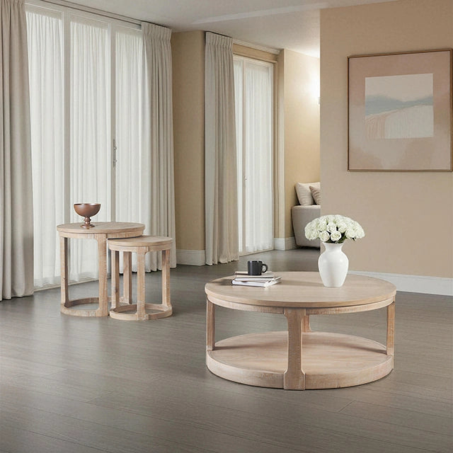 Hickory Nesting End Table