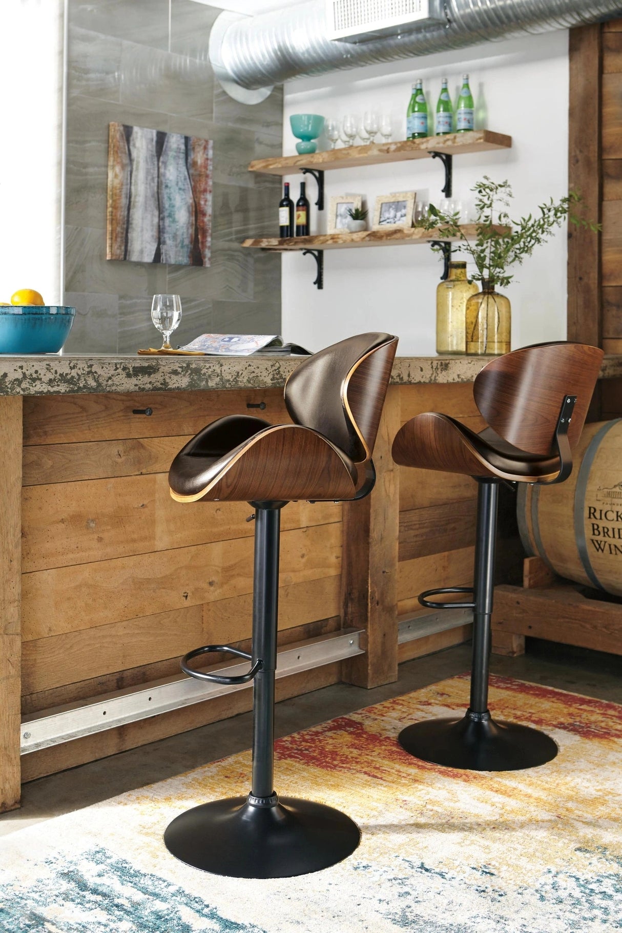 Bellatier Adjustable Height Bar Stool