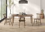 Beale Dining Table Walnut & Black