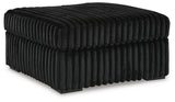 Midnight-Madness Double Chaise Sectional - Onyx