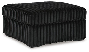 Midnight-Madness Double Chaise Sectional - Onyx