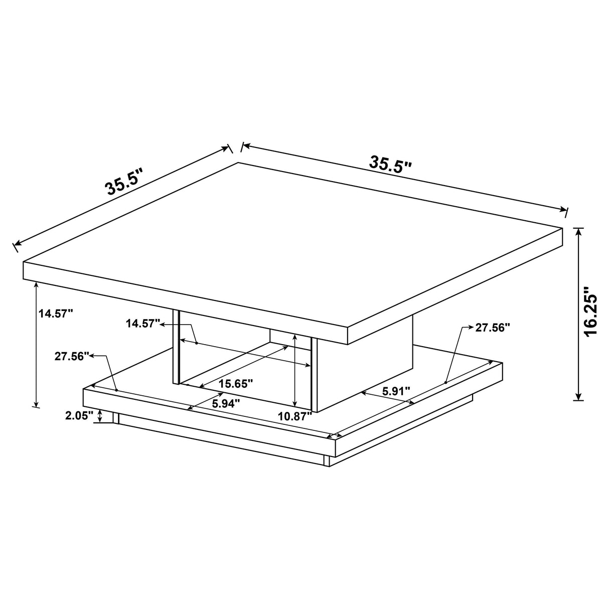 Reston Coffee Table Set