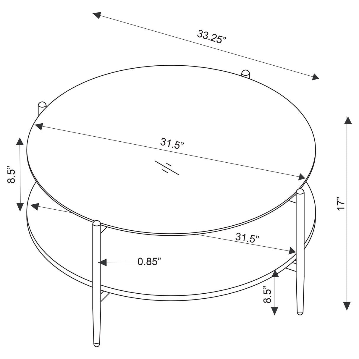 Jonelle Coffee Table Set