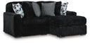 Midnight-Madness Sectional with Chaise