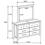 Hazlewood Dresser with Mirror
