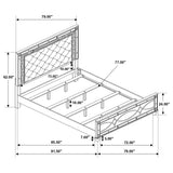 Gunnison Panel Bed with LED Lighting