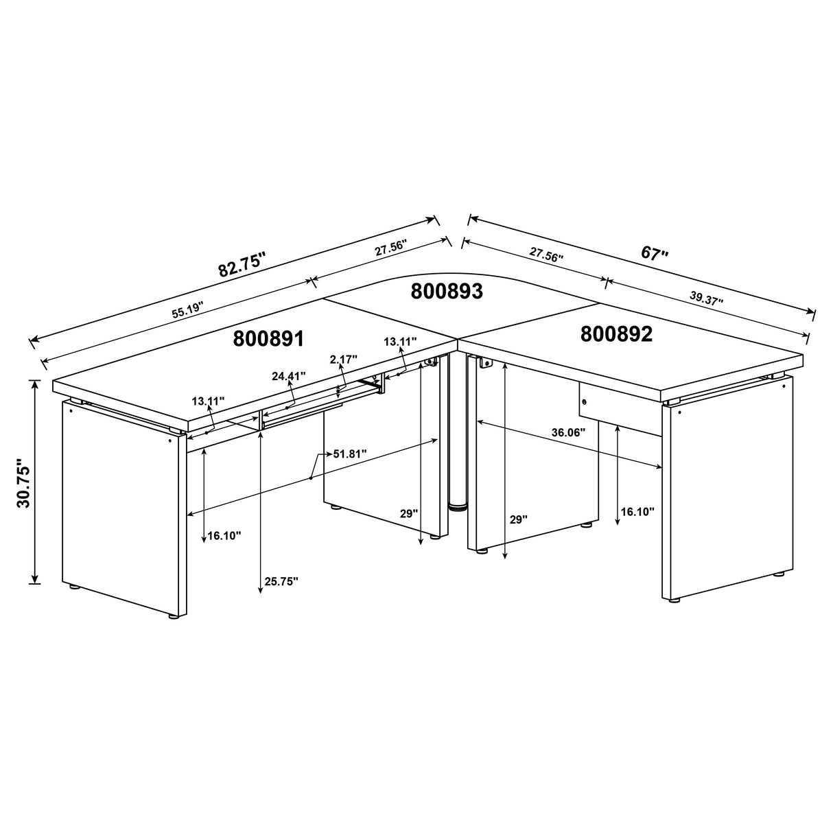 Skylar Computer Desk