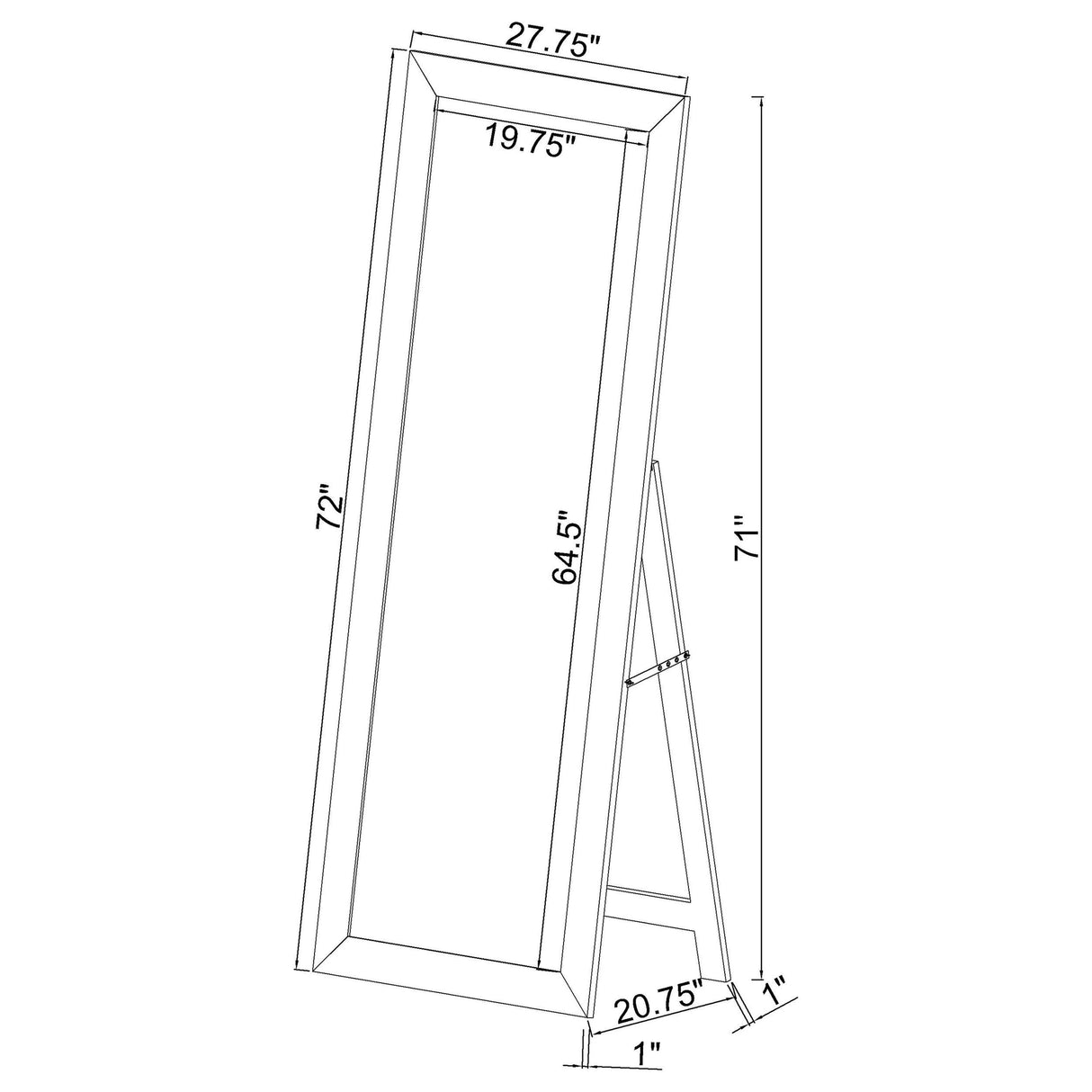Cadence Standing Mirror