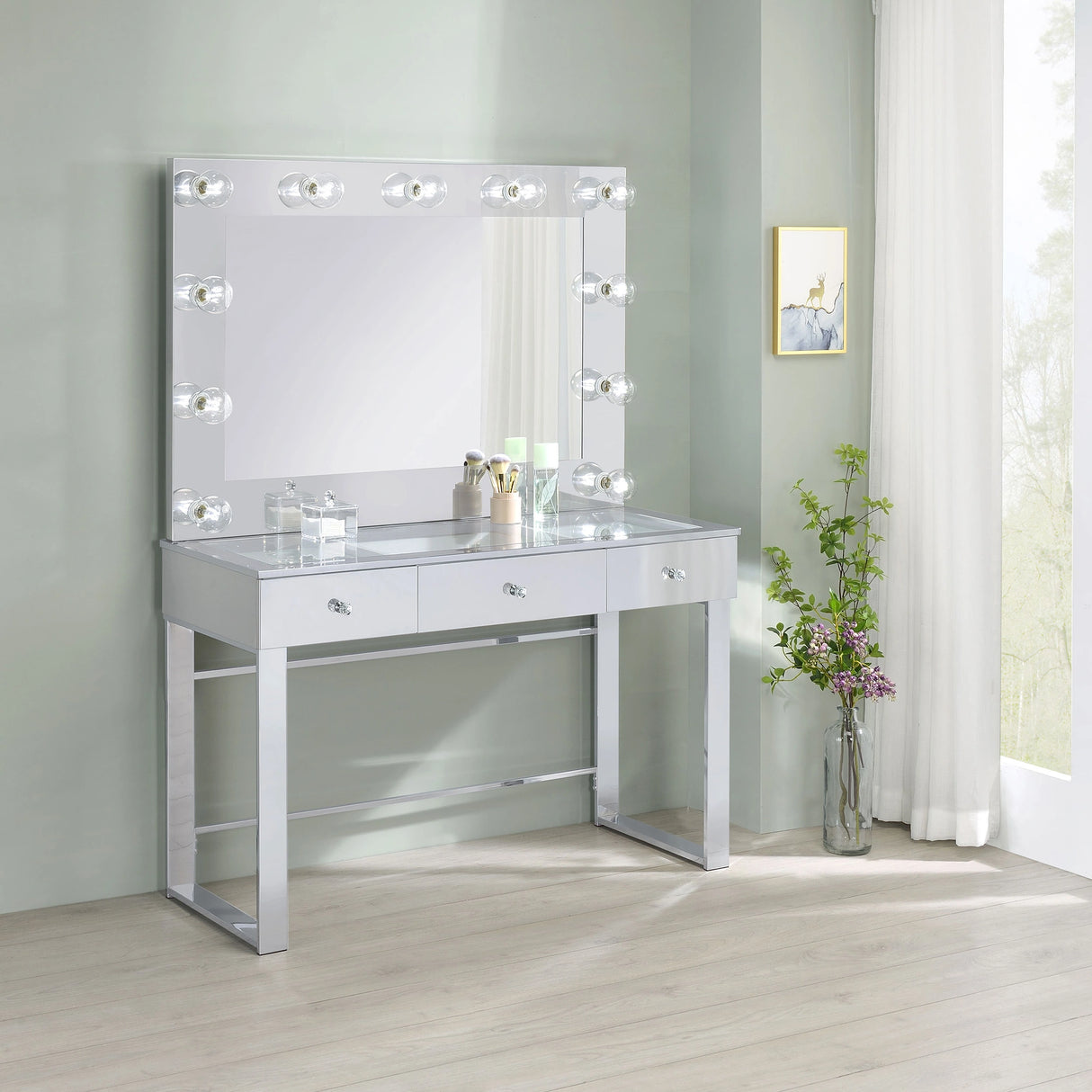 Umbridge Makeup Vanity Table with LED Mirror