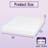 Nasturtium 8" Bamboo Charcoal Infused Memory Foam