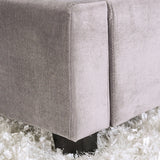 ROSABELLE E.King & Queen Bed, Black, Gray, & Ivory,
