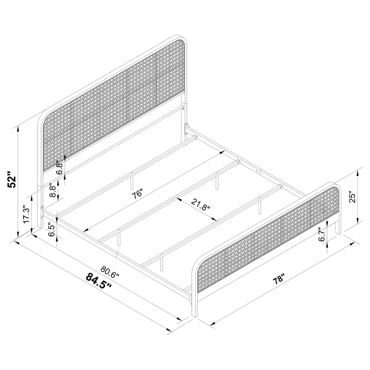 Lanewood Panel Bed