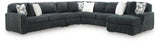 Midnight-Madness Sectional with Chaise