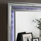 Emmeline Bed Silver & White