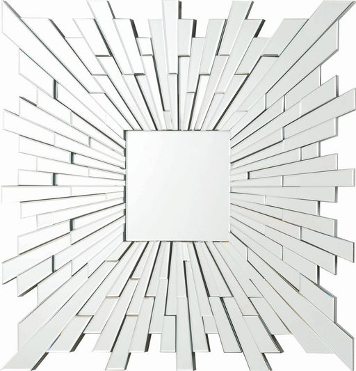 Brantley Square Sunburst Wall Mirror Silver image